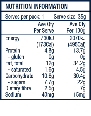 12x Bite Size Nutty Caramel Flavour Gluten Free Snack Bars