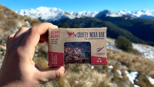Charli Watts’ photo of a Crafty Weka Berry Berry bar in the mountains