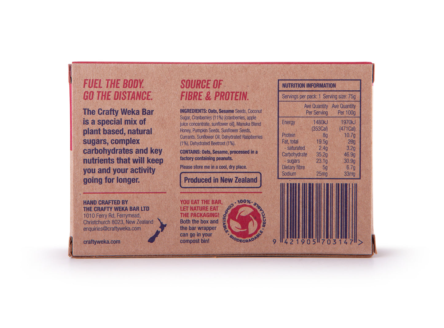 12x Berry Berry Flavour Snack Bars