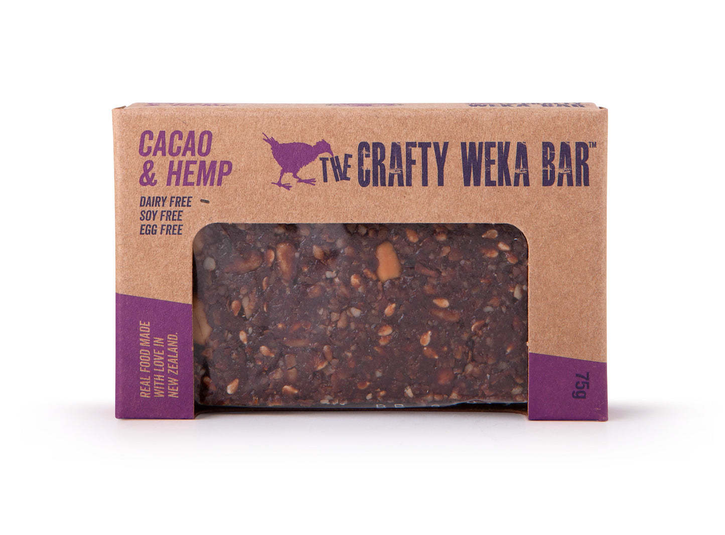 12x Cacao and Hemp Flavour Snack Bars