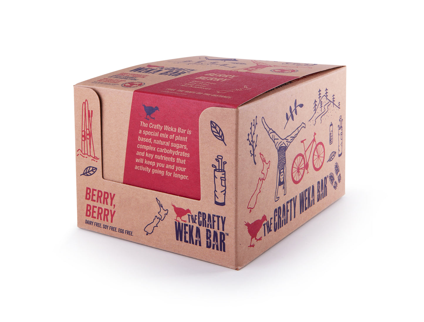 12x Berry Berry Flavour Snack Bars