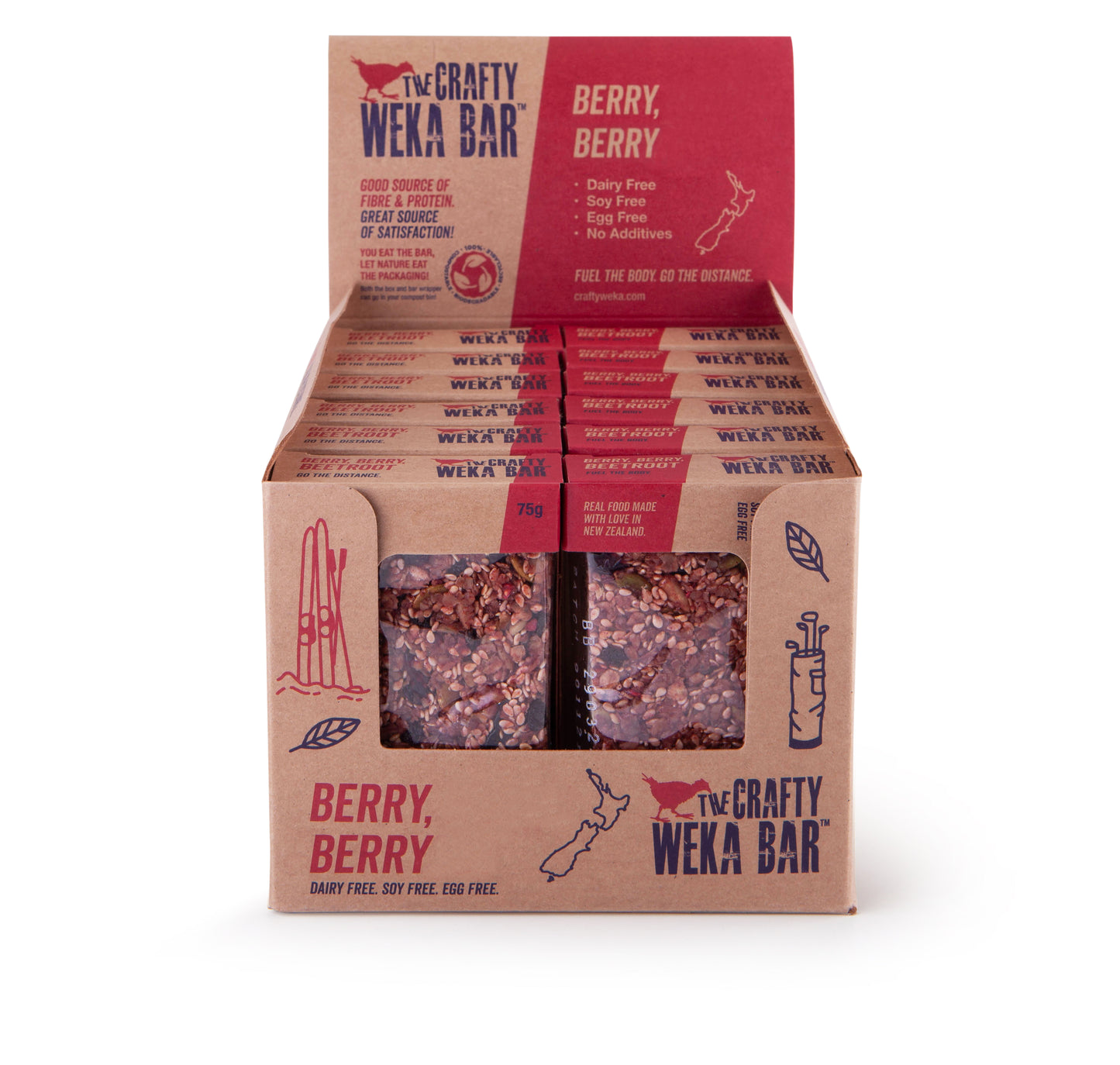 12x Berry Berry Flavour Snack Bars