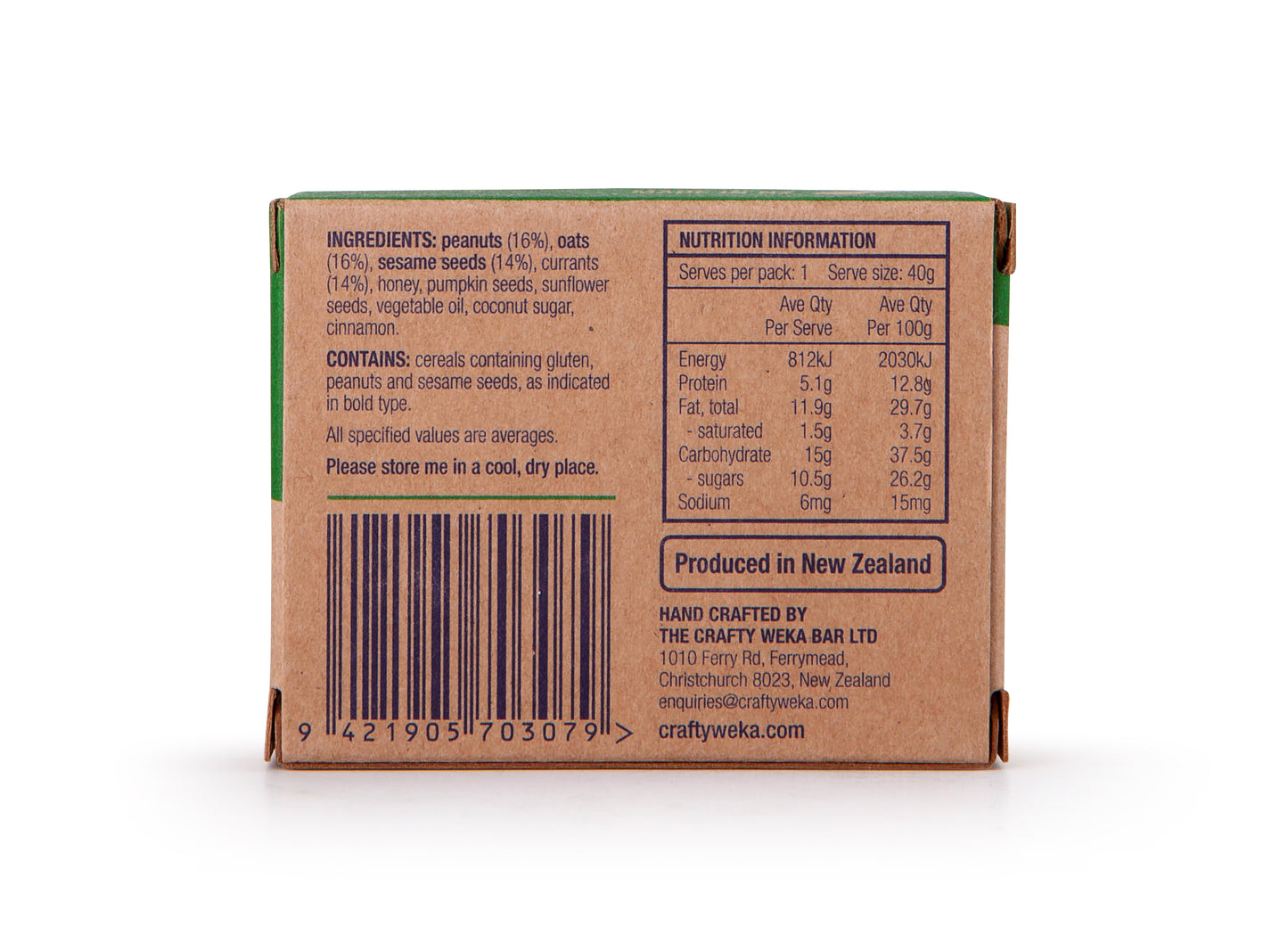 12x Bite Size Original Flavour Snack Bars