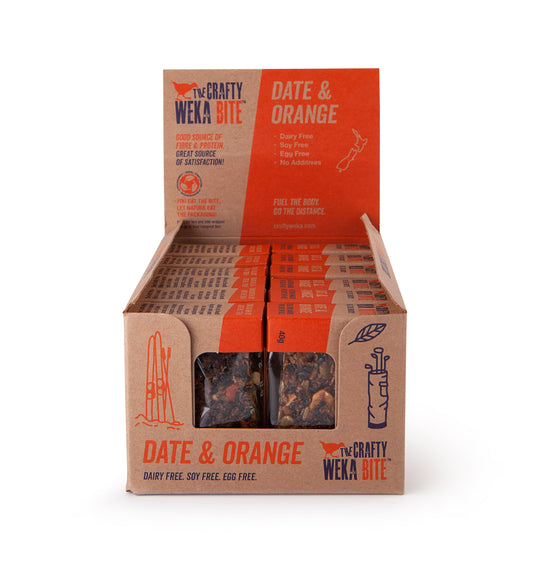 12x Bite Size Date and Orange Flavour Snack Bars