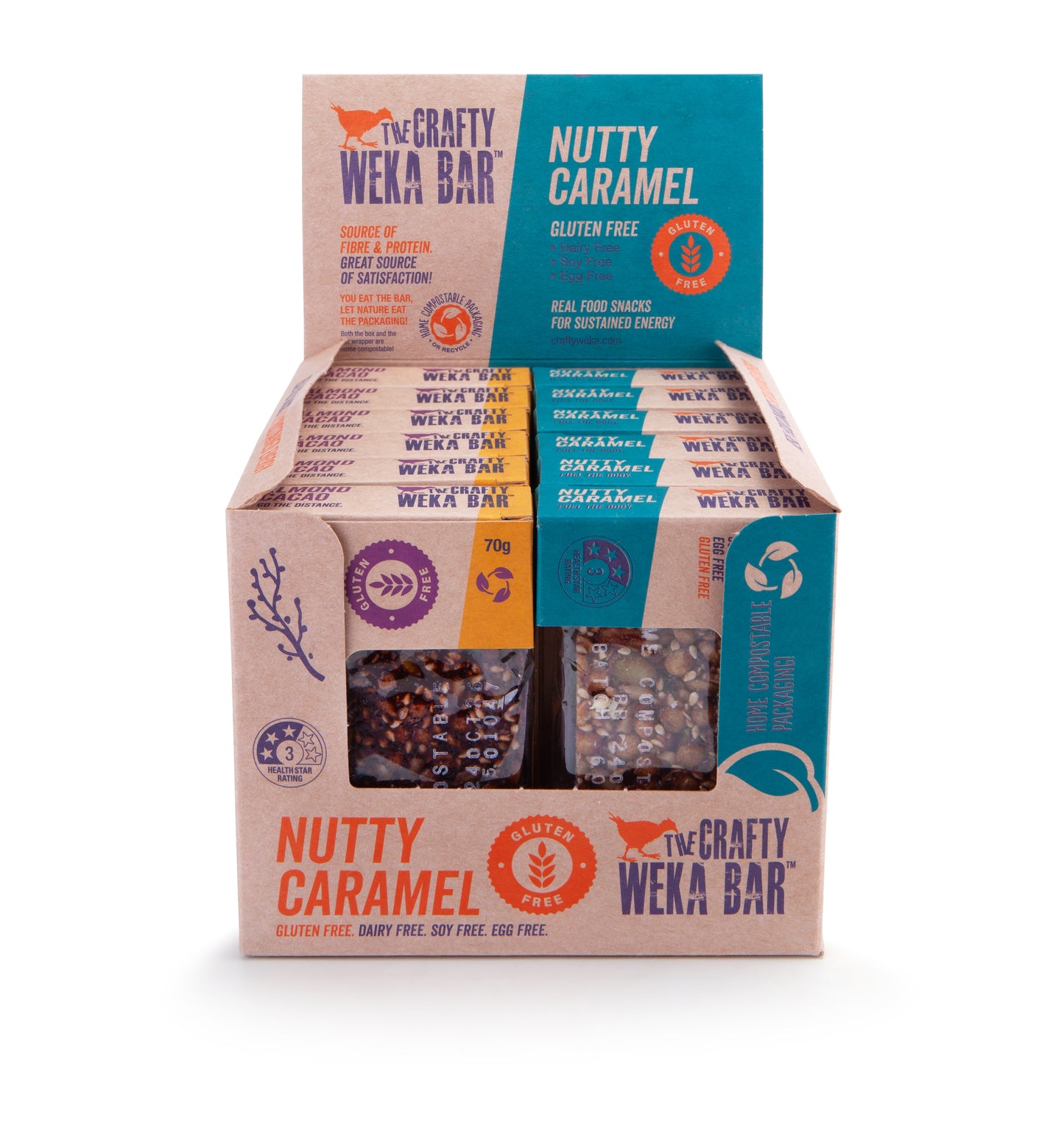 12x Mixed Flavour Gluten Free Snack Bars