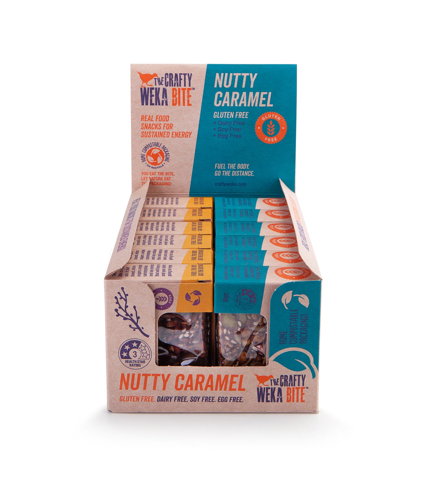 12x Bite Size Mixed Flavour Gluten Free Snack Bars