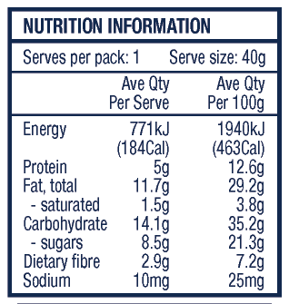 12x Bite Size Mixed Flavour Snack bars