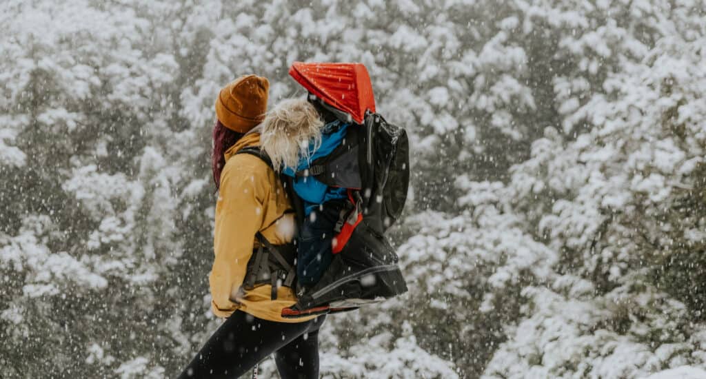 snow backpack